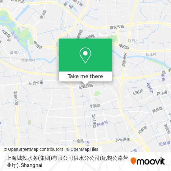 上海城投水务(集团)有限公司供水分公司(纪鹤公路营业厅) map