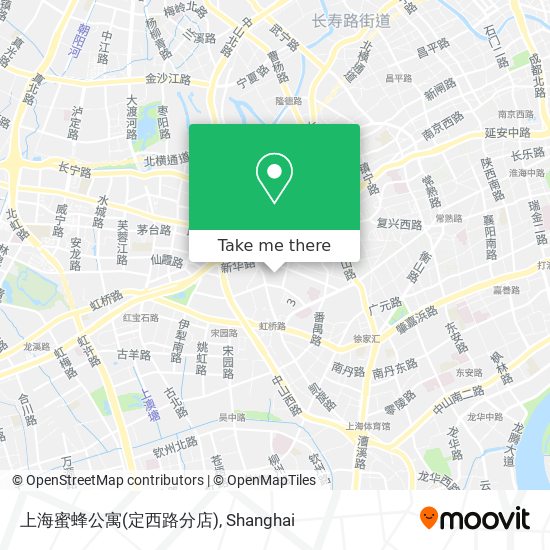 上海蜜蜂公寓(定西路分店) map