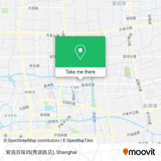 紫燕百味鸡(秀源路店) map