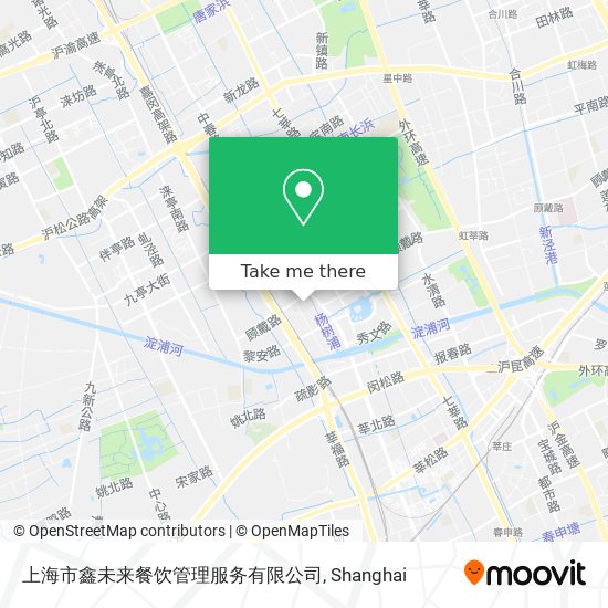 上海市鑫未来餐饮管理服务有限公司 map