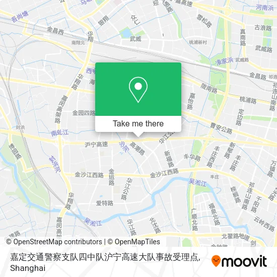 嘉定交通警察支队四中队沪宁高速大队事故受理点 map