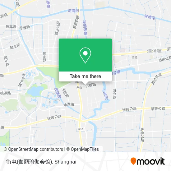 街电(伽丽瑜伽会馆) map