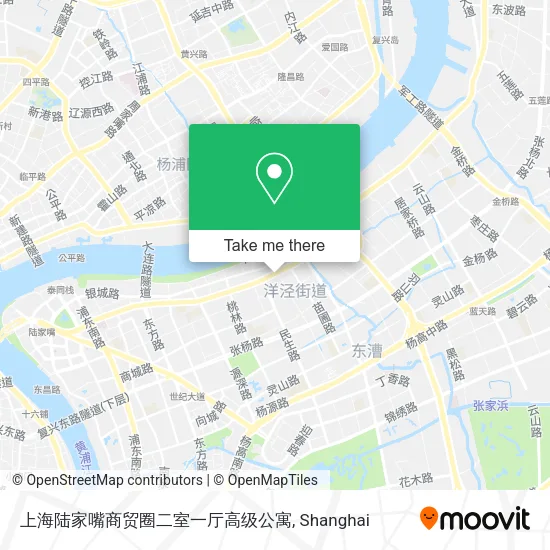 上海陆家嘴商贸圈二室一厅高级公寓 map