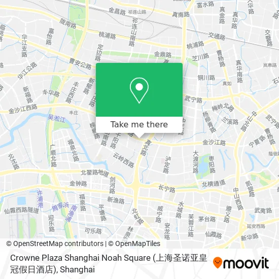 Crowne Plaza Shanghai Noah Square (上海圣诺亚皇冠假日酒店) map