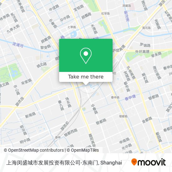 上海闵盛城市发展投资有限公司-东南门 map