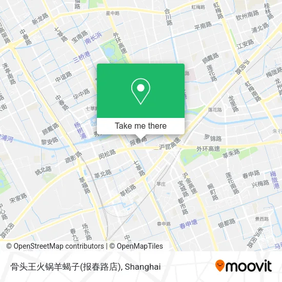 骨头王火锅羊蝎子(报春路店) map