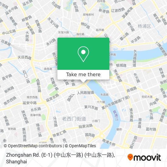 Zhongshan Rd. (E-1) (中山东一路) (中山东一路) map