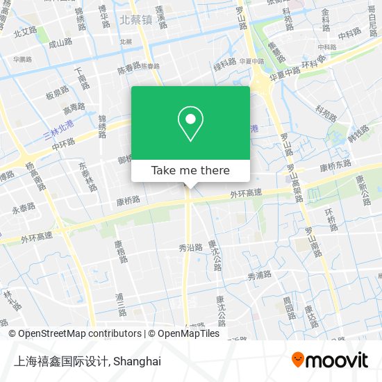 上海禧鑫国际设计 map