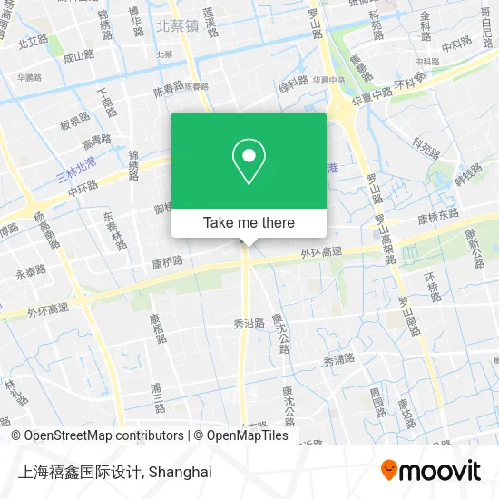 上海禧鑫国际设计 map