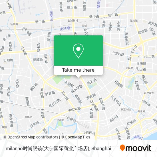 milanno时尚眼镜(大宁国际商业广场店) map