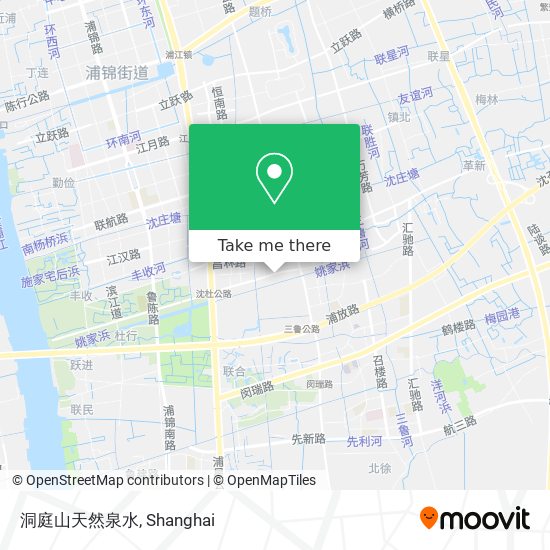 洞庭山天然泉水 map