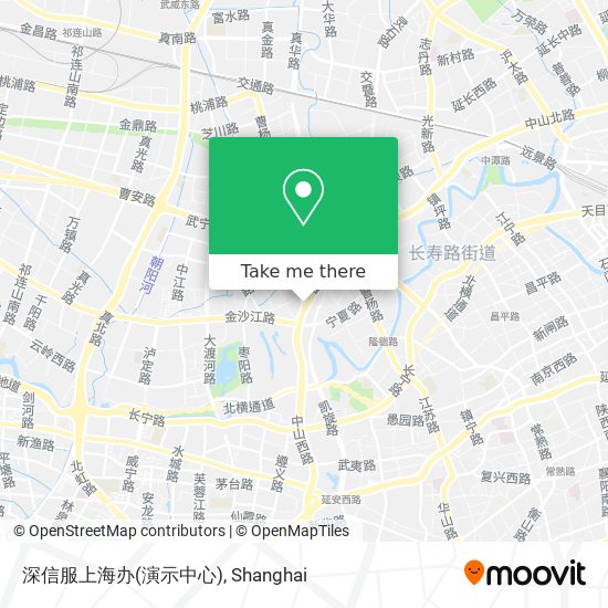 深信服上海办(演示中心) map