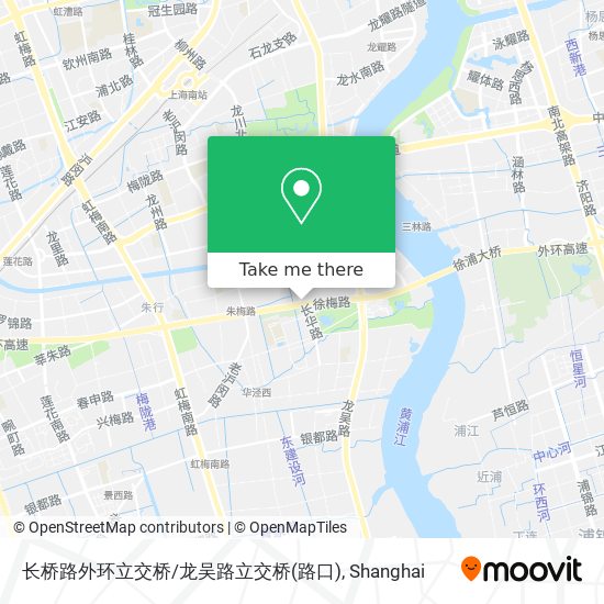 长桥路外环立交桥/龙吴路立交桥(路口) map