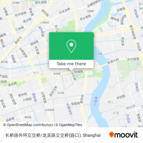 长桥路外环立交桥/龙吴路立交桥(路口) map