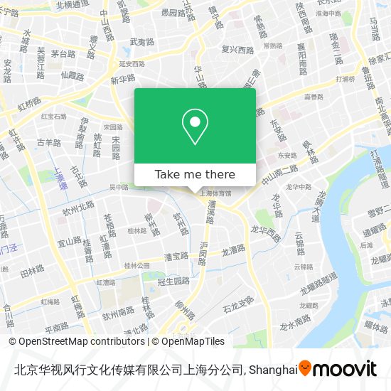 北京华视风行文化传媒有限公司上海分公司 map