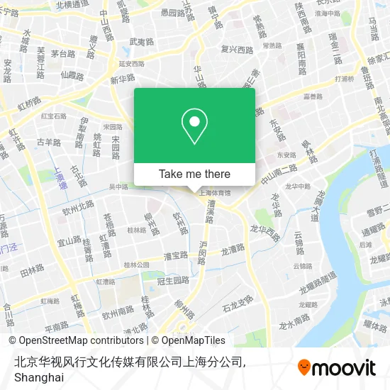 北京华视风行文化传媒有限公司上海分公司 map