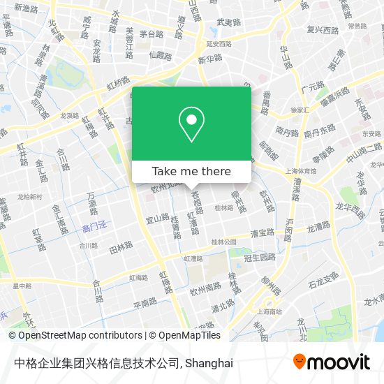 中格企业集团兴格信息技术公司 map