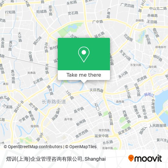 熠训(上海)企业管理咨询有限公司 map
