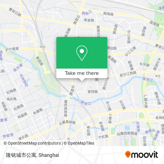 隆铭城市公寓 map