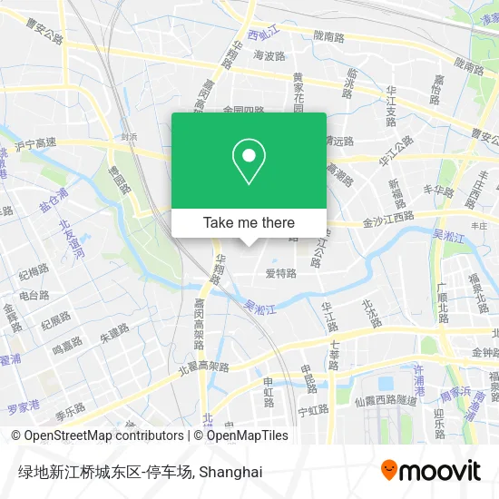 绿地新江桥城东区-停车场 map