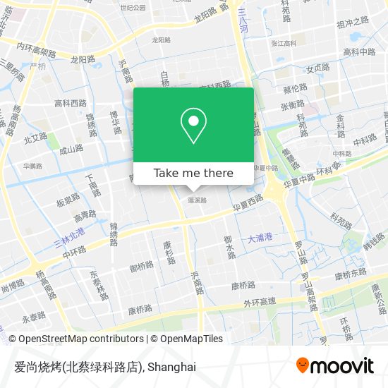 爱尚烧烤(北蔡绿科路店) map