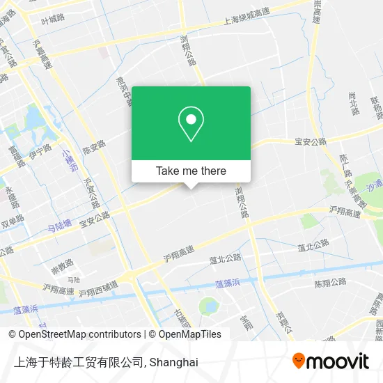 上海于特龄工贸有限公司 map