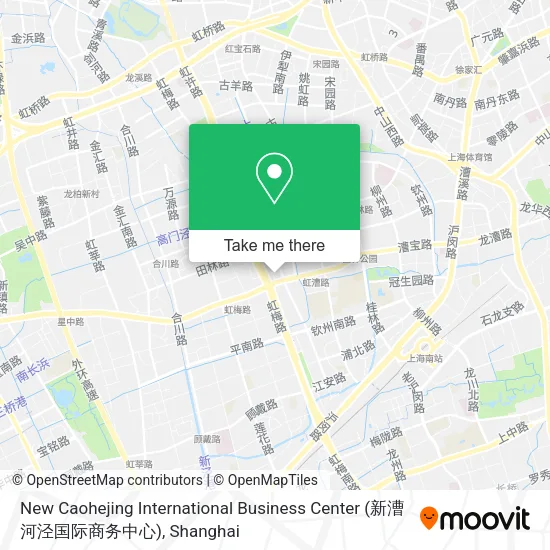 New Caohejing International Business Center (新漕河泾国际商务中心) map