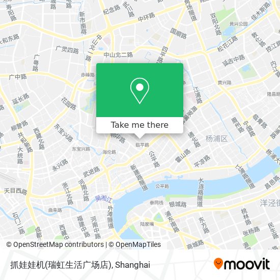 抓娃娃机(瑞虹生活广场店) map