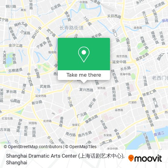 Shanghai Dramatic Arts Center (上海话剧艺术中心) map
