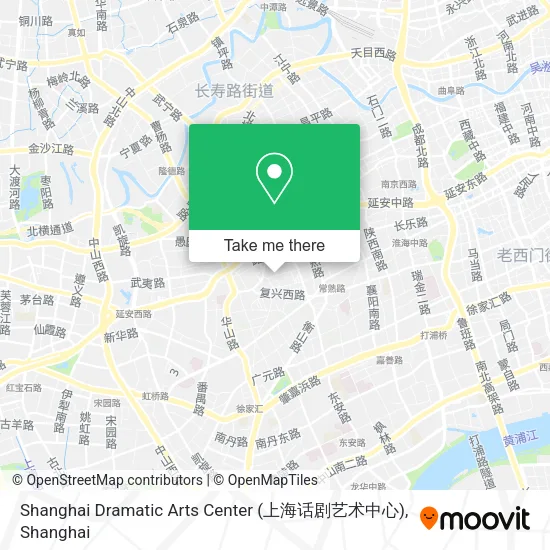 Shanghai Dramatic Arts Center (上海话剧艺术中心) map