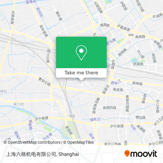 上海六格机电有限公司 map