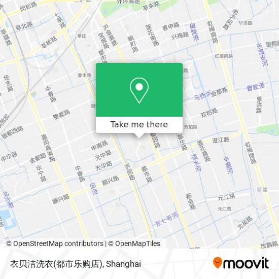 衣贝洁洗衣(都市乐购店) map