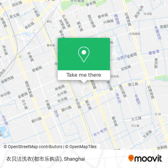 衣贝洁洗衣(都市乐购店) map