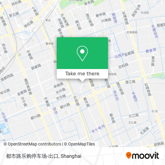 都市路乐购停车场-出口 map