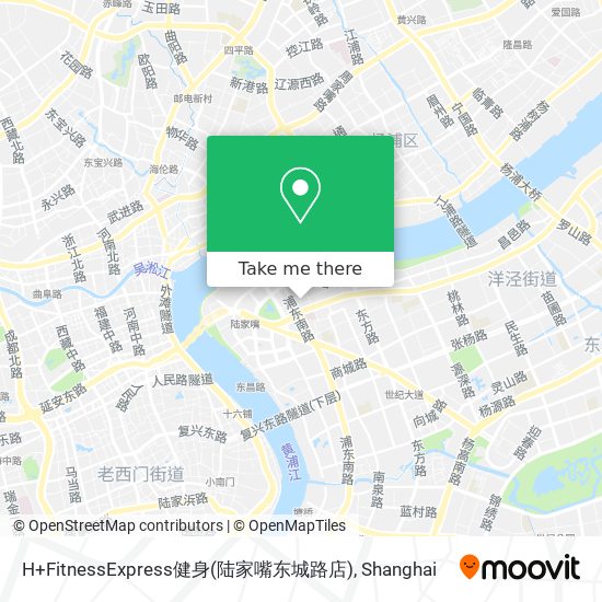 H+FitnessExpress健身(陆家嘴东城路店) map