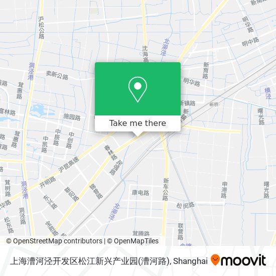 上海漕河泾开发区松江新兴产业园(漕河路) map
