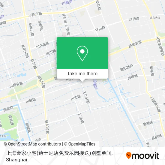 上海金家小宅(迪士尼店免费乐园接送)别墅单间 map