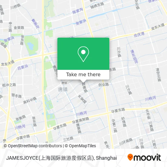 JAMESJOYCE(上海国际旅游度假区店) map