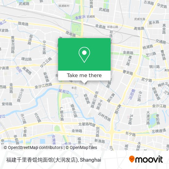 福建千里香馄饨面馆(大润发店) map