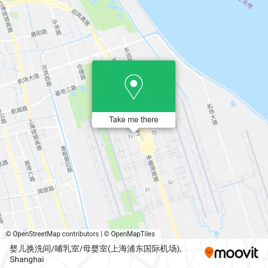 婴儿换洗间/哺乳室/母婴室(上海浦东国际机场) map