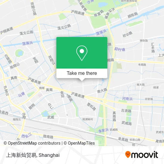 上海新灿贸易 map
