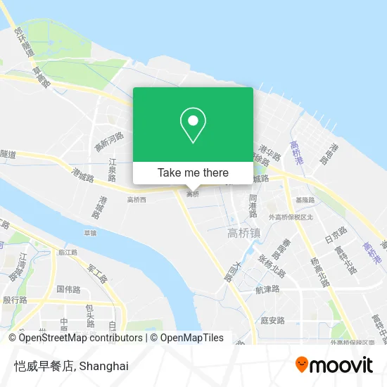 恺威早餐店 map