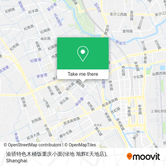 渝骄特色木桶饭重庆小面(绿地·旭辉E天地店) map