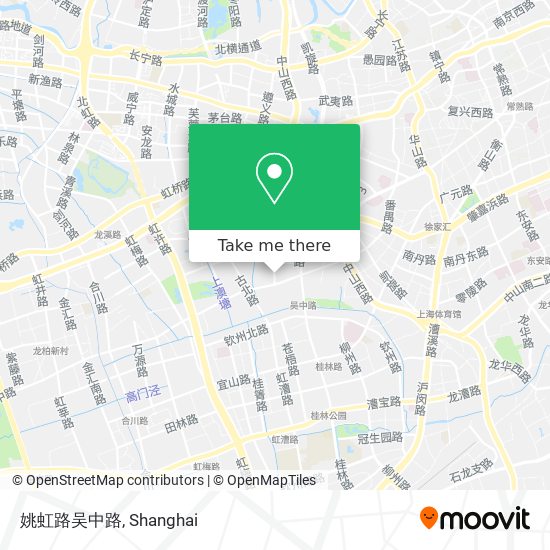 姚虹路吴中路 map