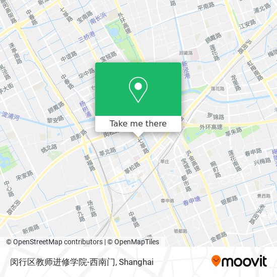 闵行区教师进修学院-西南门 map