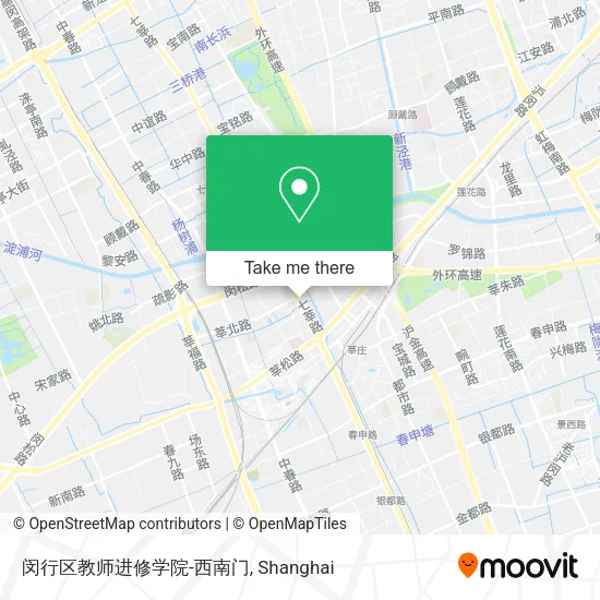 闵行区教师进修学院-西南门 map