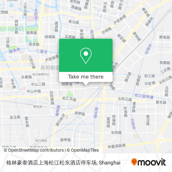 格林豪泰酒店上海松江松东酒店停车场 map