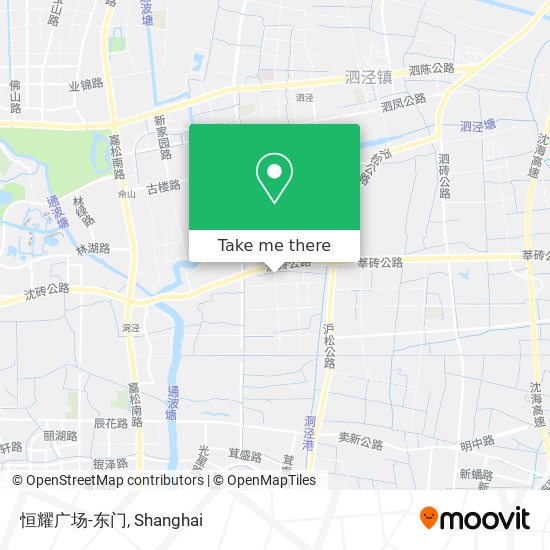 恒耀广场-东门 map