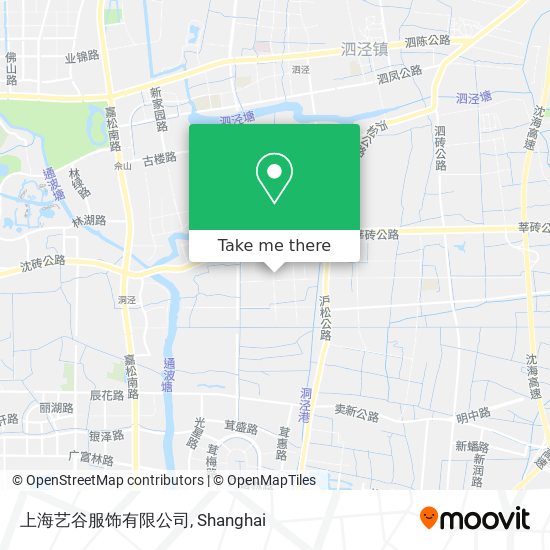 上海艺谷服饰有限公司 map