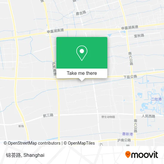 锦荟路 map